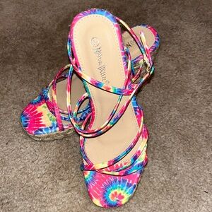 Nature Breeze platform sandals size 8-1/2
